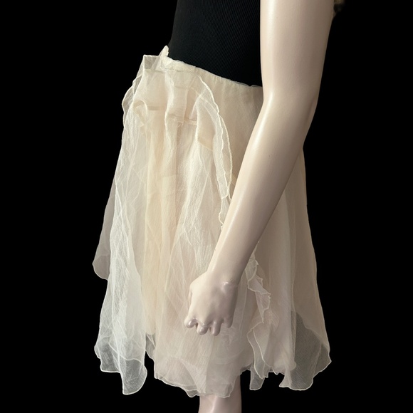 Fofopop Yuefa Fit & Flare Cocktail Dress Organza Party Special Occasion Ruffles - Picture 6 of 14